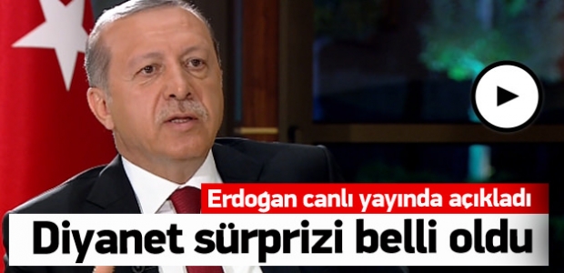 Erdoğan'ın Diyanet sürprizi belli oldu