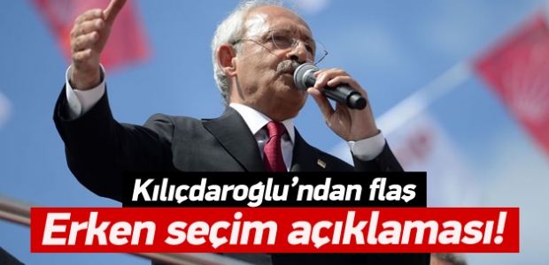 Kılıçdaroğlu: Erken seçim zaman kaybı