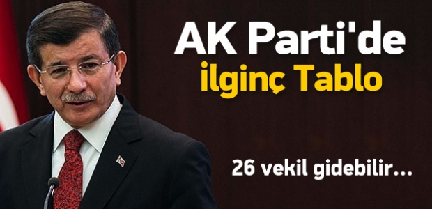 AK Parti'de 70 vekil kalabilir, 26'sı gidebilir