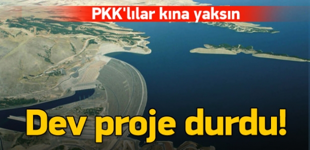 PKK'nın saldırıları dev projeyi durdurdu