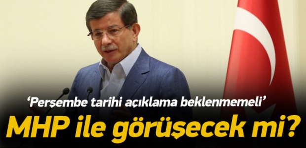 Davutoğlu'ndan koalisyon açıklaması