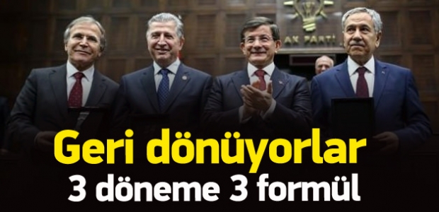 AK Parti'den üç döneme üç formul