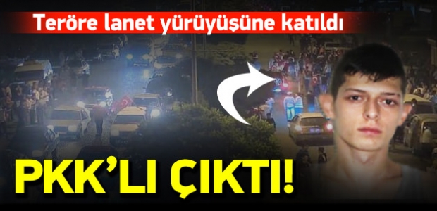 İzmir'deki protesto yürüyüşünde PKK provokasyonu