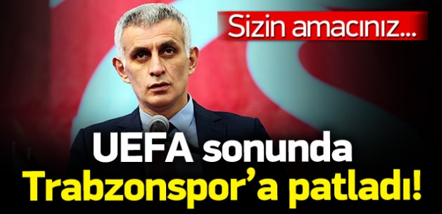 UEFA'dan Trabzonspor'a şok yanıt!
