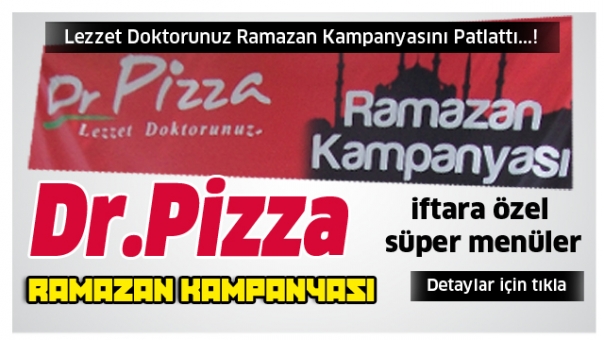 Isparta'da Dr. Pizza'dan Ramazan Kampanyası!