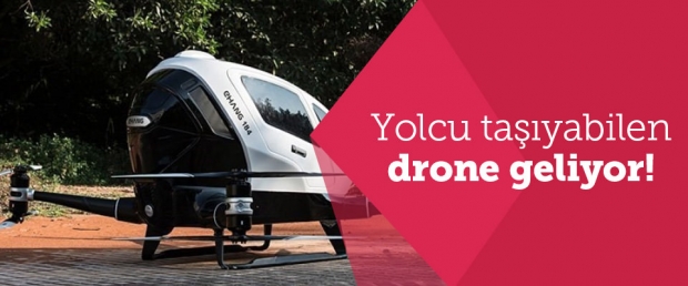  Yolcu taşıyabilen drone geliyor