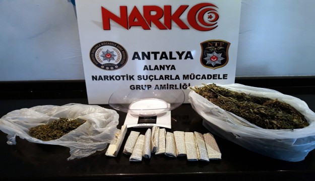   - Alanya’da uyuşturucu operasyonu: 2 gözaltı   
