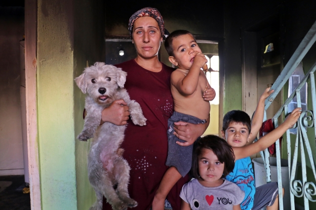Antalya’da anne ve 3 çocuğunu yangından “Cesur” isimli köpek kurtardı  