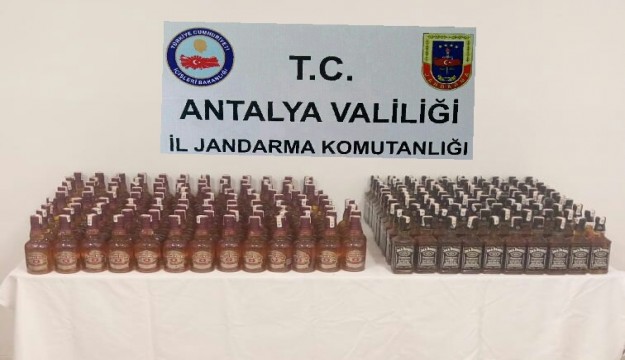 Antalya’da kaçak içki operasyonları  