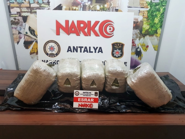 Antalya'da uyuşturucu operasyonu: 1 tutuklama  