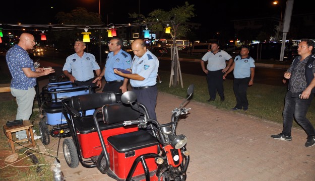 Antalya'da zabıtadan scooter, mypet, ginger operasyonu 