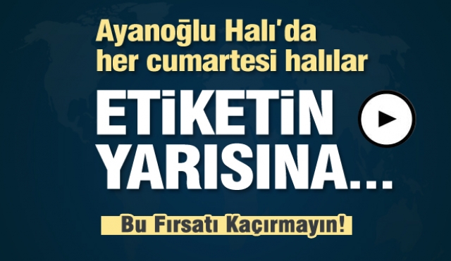 AYANOĞLU HALICILIK'TAN ISPARTA'DA BİR İLK!!!
