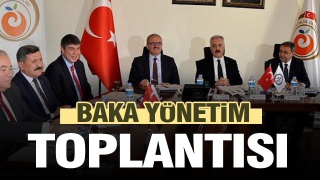 BAKA Yönetim Kurulu Antalya’da toplandı