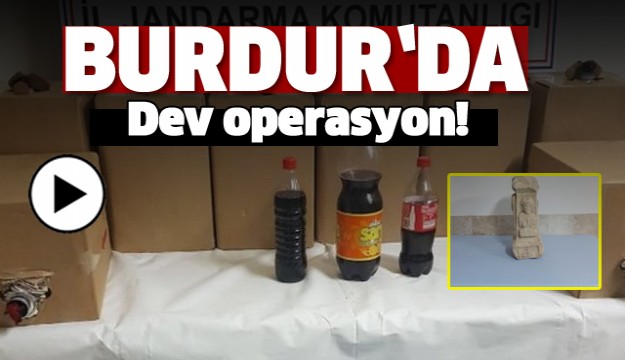 Burdur’da Jandarmadan operasyon

