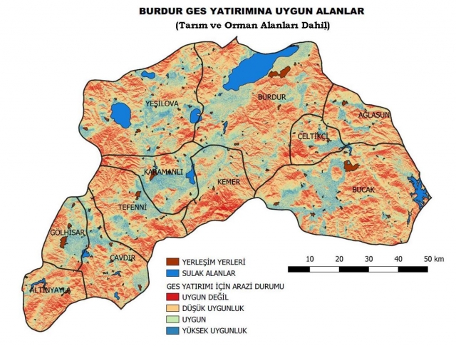 Burdur’daki GES Yatırımına Uygun Alan Araştırması Tamamlandı