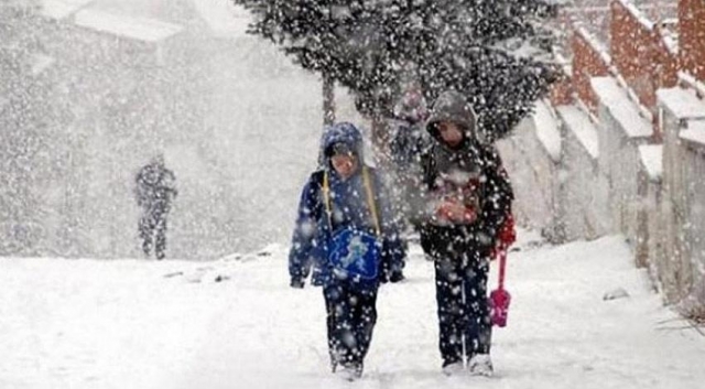 Burdur'da bazı ilçe ve köylerde kar tatili 2019