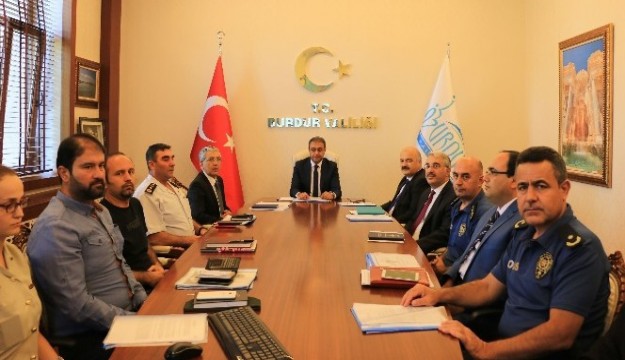 Burdur'da, ‘Okul güvenliği' toplantısı yapıldı