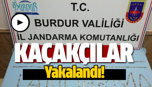 Burdur'da tarihi eser kaçakçıları yakalandı