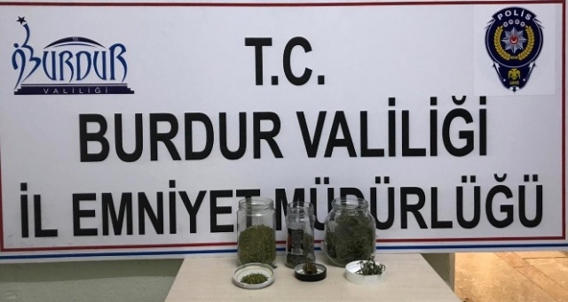 Burdur'da uyuşturucu operasyonu!