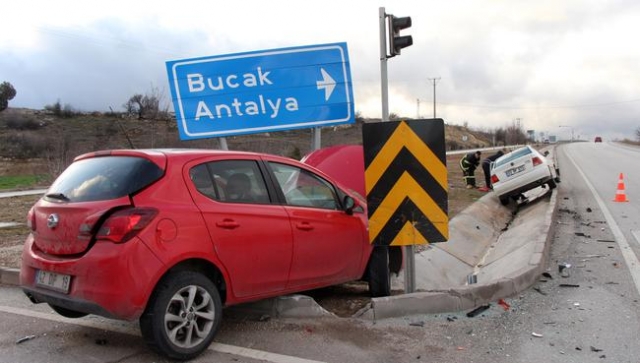 Burdur'daki trafik kazası