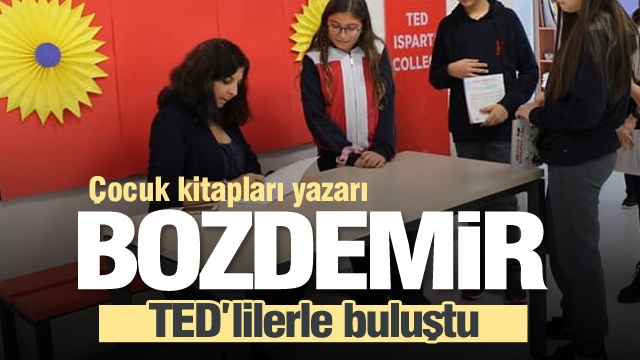 Çocuk Kitapları Yazarı Bozdemir TED Isparta Koleji'nde...