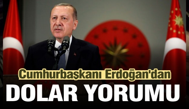 Cumhurbaşkanı Erdoğan'dan dolar yorumu!