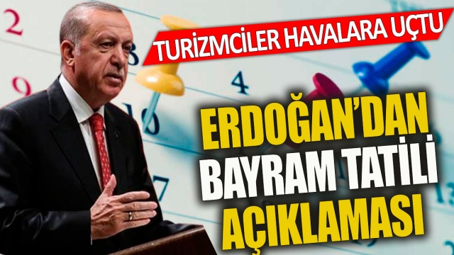 Cumhurbaşkanı Erdoğan'dan Müjdeli Haber