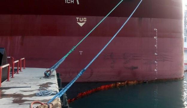 Deniz kirliliğine neden olan iki gemiye para cezası uygulandı