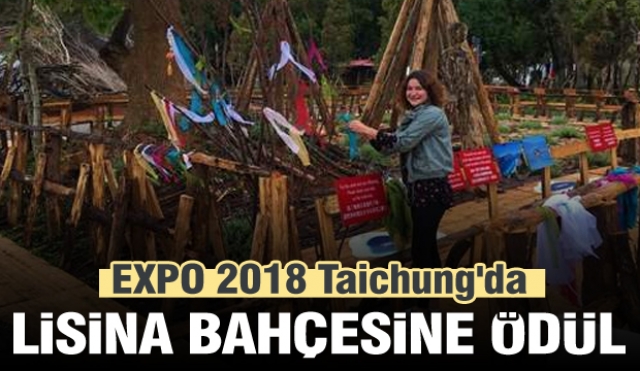 EXPO 2018 Taichung'dan "Burdur Lisinia Bahçesi"ne ödül