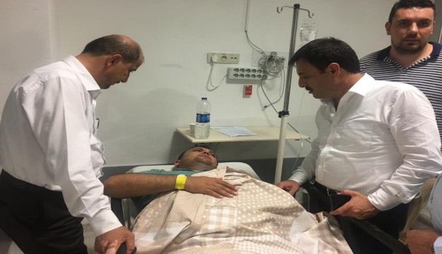 İçişleri Bakanı Soylu hastanede yaralıları ziyaret etti   