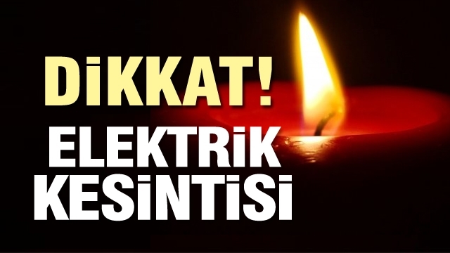 Isparta’da planlı elektrik kesintisi  2019