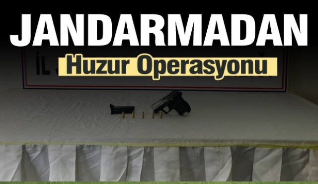  Isparta Jandarma’dan ilçelerde huzur operasyonu