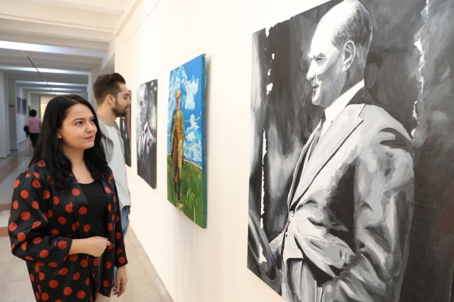 Isparta'da “1919’dan 2019’a 100.Yıl Atatürk Portreleri” Sergisi