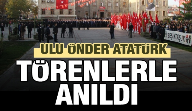 Isparta'da Atatürk,vefatının 80.yılında törenlerle anıldı 