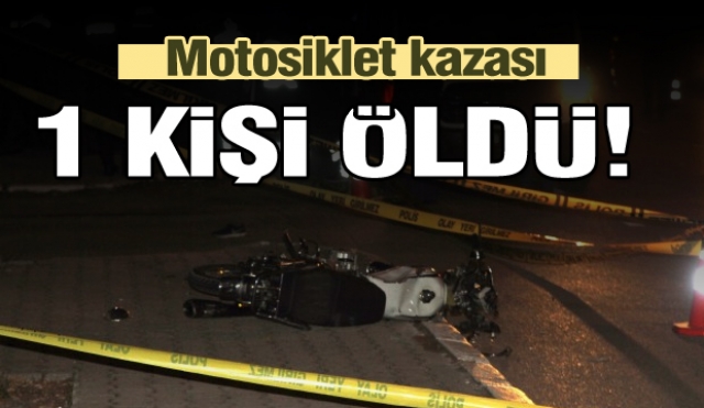 Isparta'da motosiklet kazası: 1 Kişi öldü
