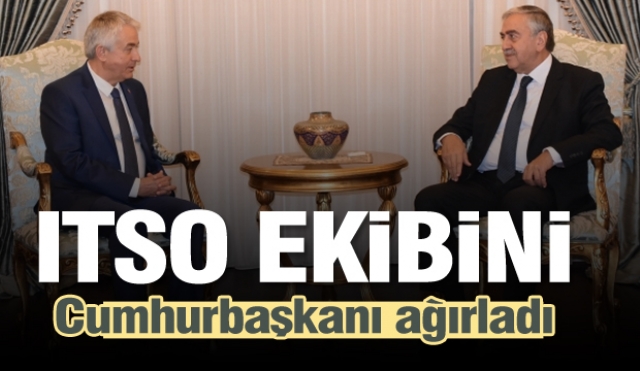 ITSO ekibini, Kıbrıs Cumhurbaşkanı ağırladı   