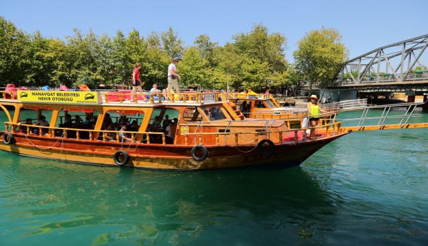 Manavgat’ta ücretsiz “Nehir Otobüsü” seferleri başladı   
 