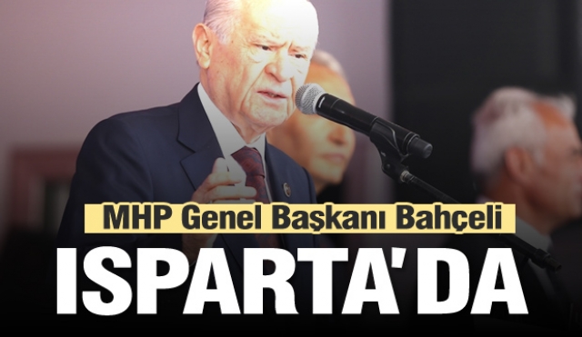 MHP Genel Başkanı Devlet Bahçeli Isparta'da