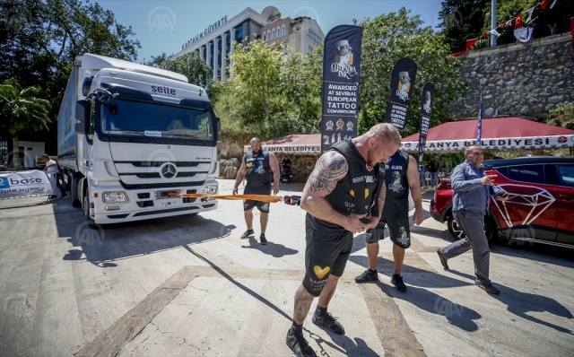 "MLO Strongman Champions League" yarışları Alanya'da sona erdi