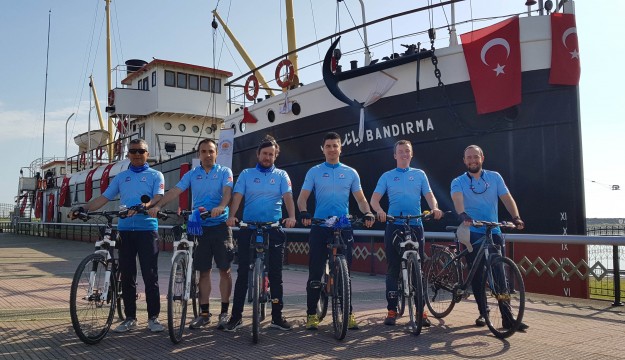 Muratpaşa bisikletçileri Samsun’da   