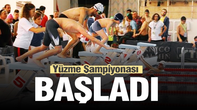 Osman Çullu Bedensel Engelliler Türkiye Yüzme Şampiyonası Isparta'da başladı