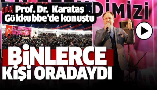 Prof. Dr. Mustafa Karataş Isparta Gökkubbe'de Konferans Verdi