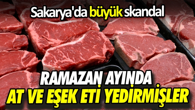 Sakarya'da Gıda Skandalı Ortaya Çıktı: At ve Eşek Eti Kullanılmış!