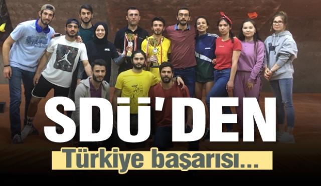 SDÜ'den Türkiye Başarısı: birinci oldular