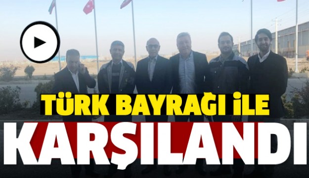Türk İşadamına İran’da Türk Bayraklı jest   