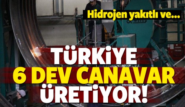 Türkiye 6 dev canavar üretiyor