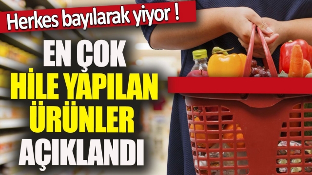Türkiye Ziraat Odaları Birliği'nden Uyarı: Gıda Hilelerine Dikkat!