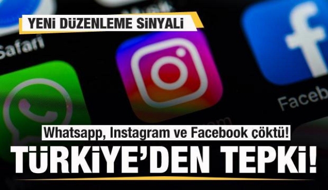 Türkiye'den Whatsapp, Instagram ve Facebook'a tepki! 