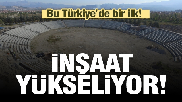 Türkiye'nin ilk müstakil güreş kompleksi inşaatı Isparta'da yükseliyor