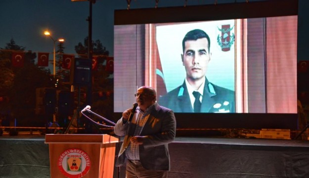 Uluborlu'da 15 Temmuz Demokrasi Şehitlerini Anma ve Milli Birlik Günü Kutlama Etkinlikleri